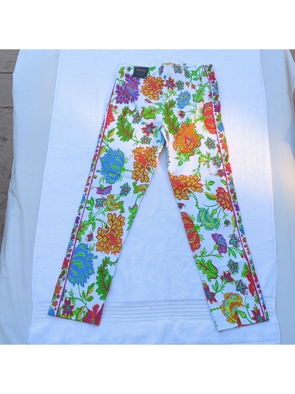 Truth By Republic Vibrant Floral Ankle Women's Pull On Pants, Size 6. NWT - Picture 6 of 8